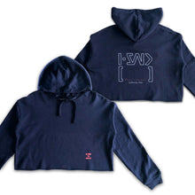 Load image into Gallery viewer, ISAIDBLANK(ISB) Logo Crop Fleece Hoodie
