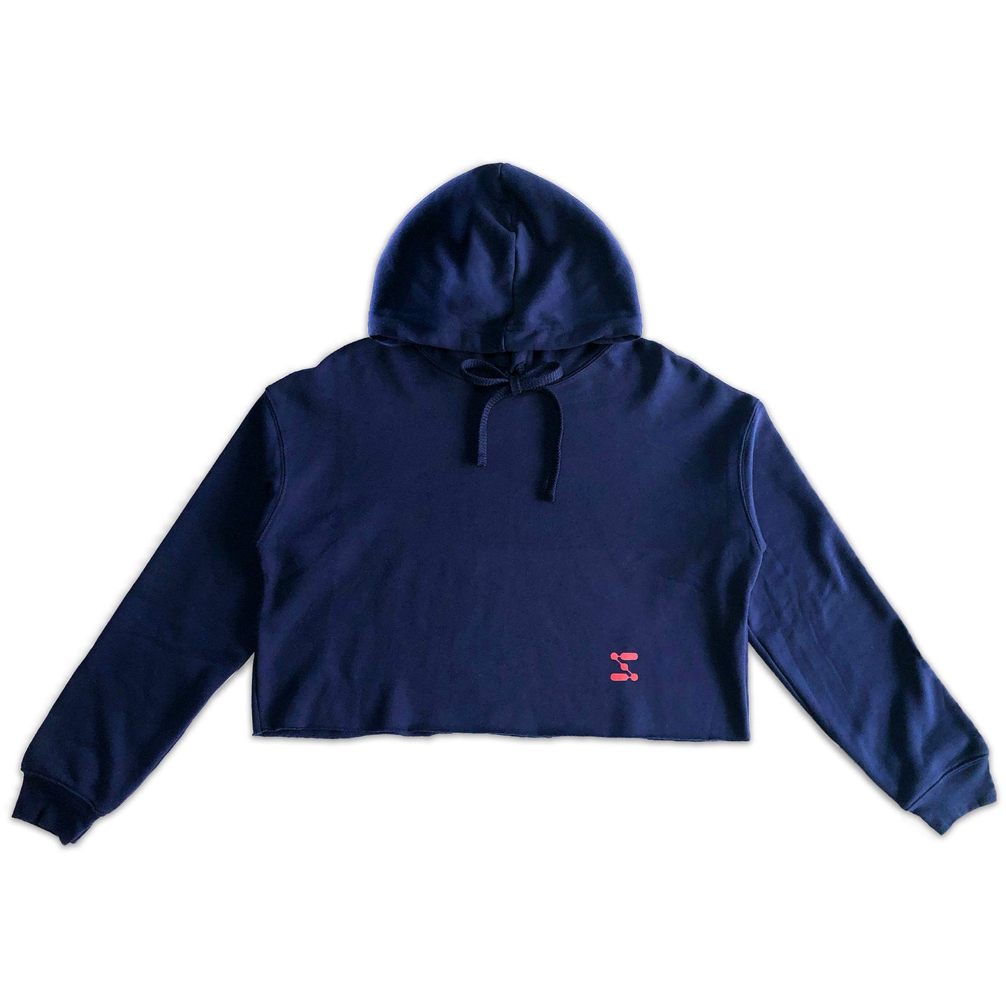 ISAIDBLANK(ISB) Logo Crop Fleece Hoodie