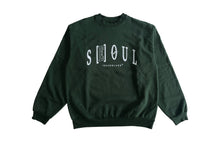 Load image into Gallery viewer, Green Gradient Graphic Sweatshirts | 100% USA Cotton Sweatshirts | Seoul (Soul) Sweatshirts
