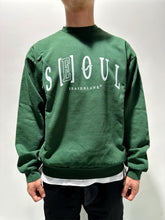 Load image into Gallery viewer, Green Gradient Graphic Sweatshirts | 100% USA Cotton Sweatshirts | Seoul (Soul) Sweatshirts
