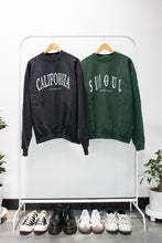 Load image into Gallery viewer, Green Gradient Graphic Sweatshirts | 100% USA Cotton Sweatshirts | Seoul (Soul) Sweatshirts
