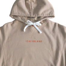 Load image into Gallery viewer, Desert Beige Fleece Crop Hoodie | ISAIDBLANK Logo crop hoodie
